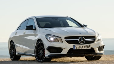 Mercedes-Benz CLA45 AMG front view
