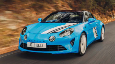 Alpine A110 San Remo 73 - front tracking