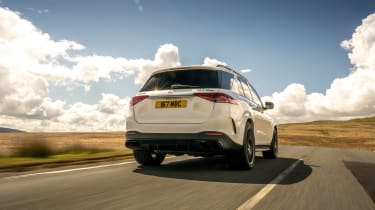 Mercedes-AMG GLE63 S 2021 review – rear tracking low