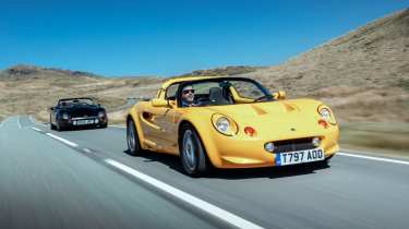 Lotus Elise and TVR Griffith