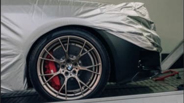 BMW M5 CS teaser wheel