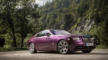 Rolls-Royce Wraith purple