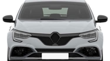 2018 Renault Sport Megane patent rendering - Front