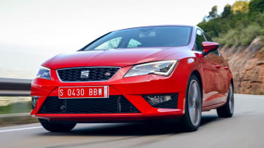 2013 SEAT Leon 1.4 TSI FR red front