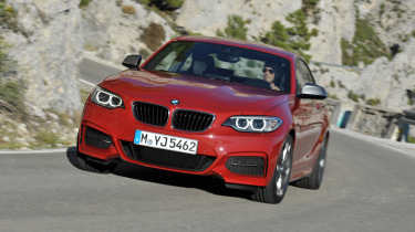 BMW 2-series coupe red