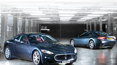 Maserati GranTurismo front and rear