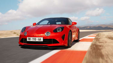 Alpine A110 S – front tracking