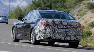 BMW 5-series facelift - rear