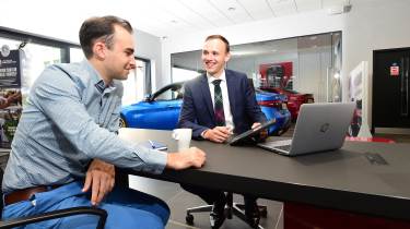 Rental car desks