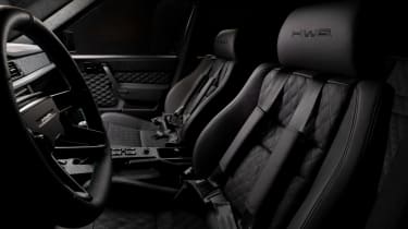 HWA Evo Mercedes 190E restomod interior