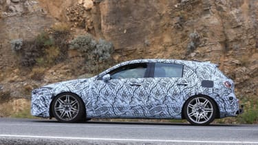 Mercedes-AMG A45 Spies - side