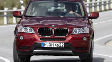 2013 BMW X3 sDrive 18d red front