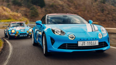 Alpine A110 San Remo 73 - front tracking 2