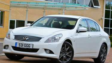 Infiniti G37x static with building