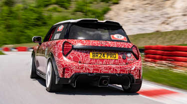 New Mini JCW race car – rear