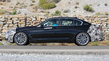 BMW 5-series facelift - side