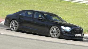 Bentley Flying Spur spied front