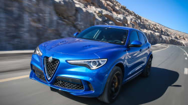 Alfa Romeo Stelvio QV drive - front tracking