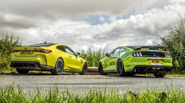 BMW M4 Competition v Ford Mustang Shelby GT500