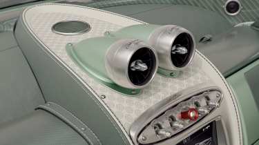 Pagani Huayra Codalunga Speedster interior details