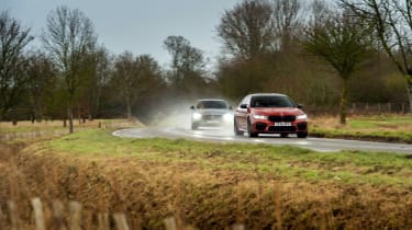 Mercedes-AMG E63S v BMW M5 Competition – pair