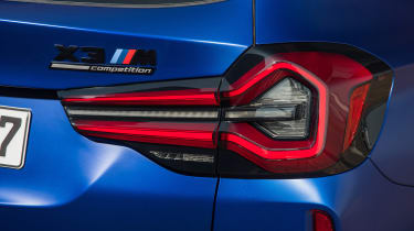 BMW X3M Competition 2022 – rear lights