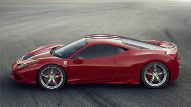 Ferrari 458 Speciale side profile