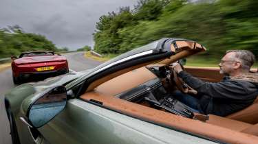 Ferrari Roma Spider v Aston Martin Vantage Roadster