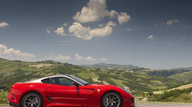 Ferrari 599 GTO profile