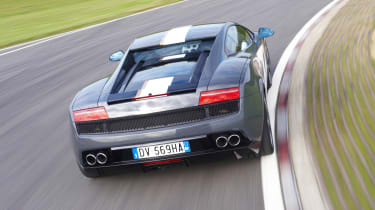 Lamborghini LP550-2 on track