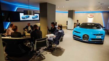 Bugatti showroom - sit