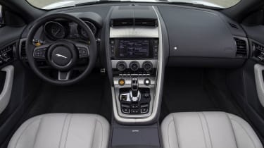 2013 Jaguar F-type V6 S interior dashboard steering wheel