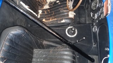 The original interior of Shelby&#039;s Cobra
