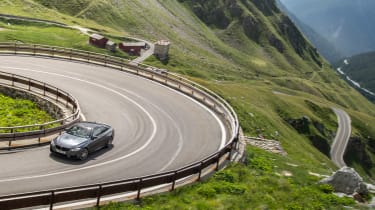 M4 vs C63 vs RC F vs Giulia QV in the Alps