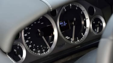 2013 Aston Martin DB9 dials speedo