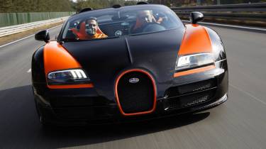 evo Harry Metcalfe Bugatti Veyron Vitesse speed record
