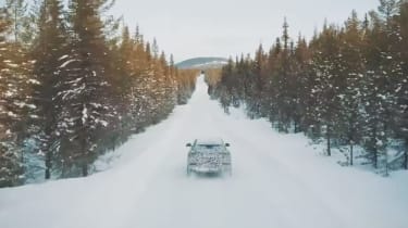 Lamborghini Urus snow video – rear