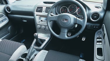 Subaru Impreza WRX cabin
