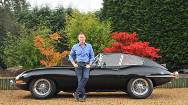 Martin Brundle and his Eagle Jaguar E-type