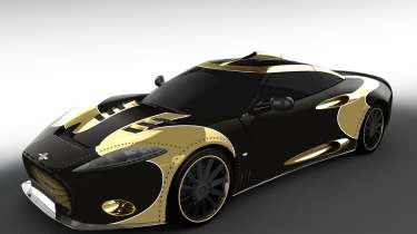 Spyker Aileron SE - front gold