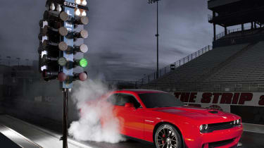 Dodge Challenger SRT Hellcat burnout
