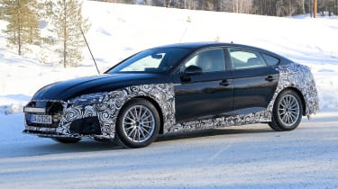 Facelifted Audi A5 Sportback Spied Testing Pictures Evo