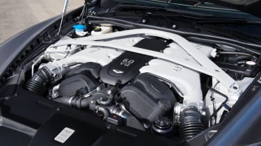 Aston Martin DB9 GT engine bay