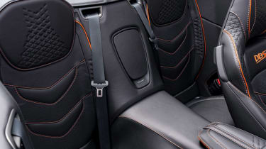 Aston Martin DBS Superleggera Volante rear seats