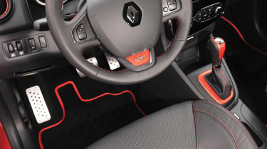 Renaultsport Clio 200 Turbo interior and steering wheel