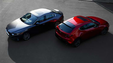 Mazda 3 saloon revealed - side