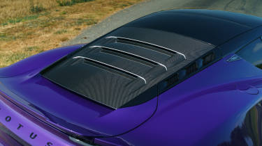 Lotus Emira 420 Sport engine lid