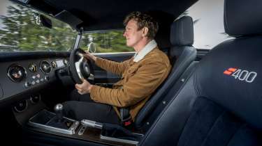 Morgan Supersport 400 interior driving