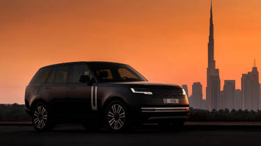 Range Rover Electric testing Dubai