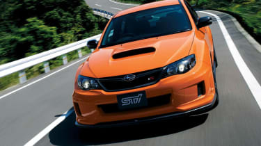 Subaru Impreza WRX STI tS Type RA orange front